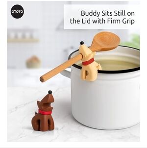 *NWOT* Ototo Best Buddies Dual Spoon Holder & Steam Releaser